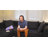 Haven 106" Sleeper Sofa - Corduroy L-Shaped Sectional Pull Out Bed