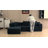 Haven 106" Sleeper Sofa - Corduroy L-Shaped Sectional Pull Out Bed