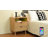 Aura Wave - LED Nightstand with Charging Station & 2 Drawers