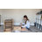 Aurelia - 24" Charging Nightstand Mid-Century Oak Bedside Table