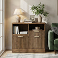 Apex 3-Drawer Lateral Filing Cabinet with Charging Station - Walnut