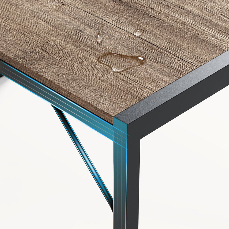 Aria 45.5" Dining Table Set with 2 Benches - Modern Space-Saving Set