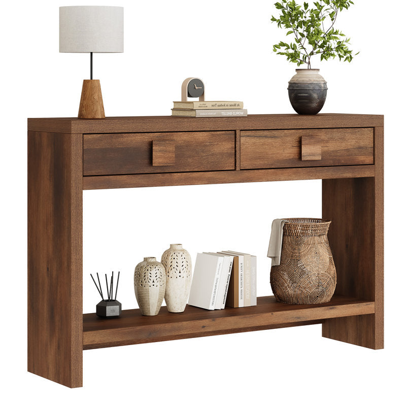 Oakridge - Farmhouse Wood Console Table for Entryway & Living Room
