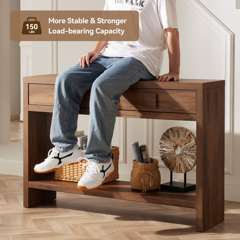 Oakridge - Farmhouse Wood Console Table for Entryway & Living Room