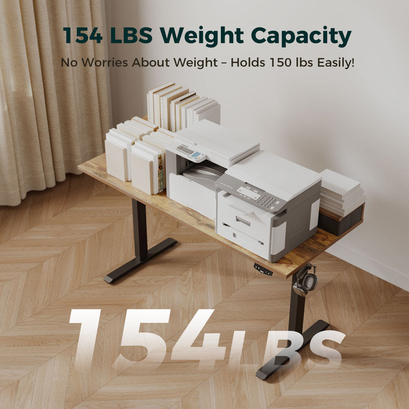 ApexRise - 48" Electric Standing Desk with Drawers & Monitor Shelf
