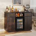 Aurelia - Coffee Bar Cabinet with Fridge Space & Charging Station