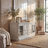 Elara - 60" Solid Ash Wood TV Stand & Carved Media Console