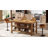 Rustic Haven - 63" Solid Wood Kitchen Island Farmhouse Dining Table