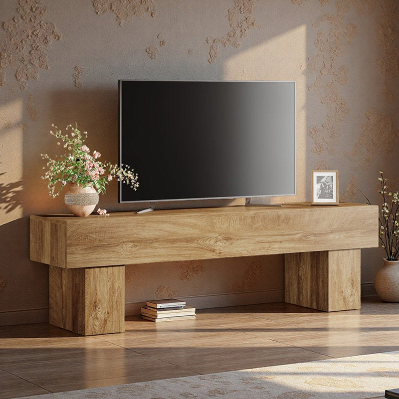 Rustic Oak - 63" Farmhouse TV Stand Media Console for 65 inch TVs