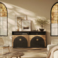 Aurelia - 65" Fluted TV Stand Mid-Century Modern Media Console