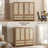 Aurelia - Bohemian Rattan Armoire Wardrobe & Storage Cabinet