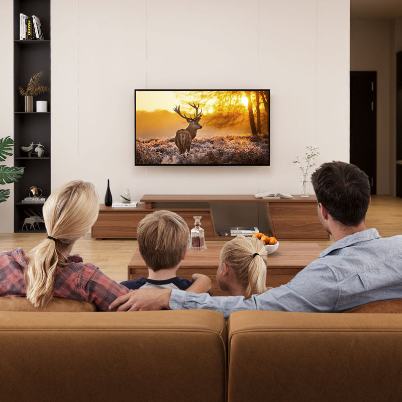 Horizon - Extendable TV Stand Mid-Century Walnut for Large TVs