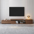Horizon - Extendable TV Stand Mid-Century Walnut for Large TVs