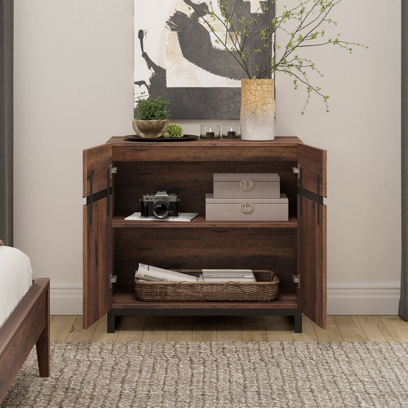 Aadam - Modern Wood TV Stand for TVs up to 110" Entertainment Center