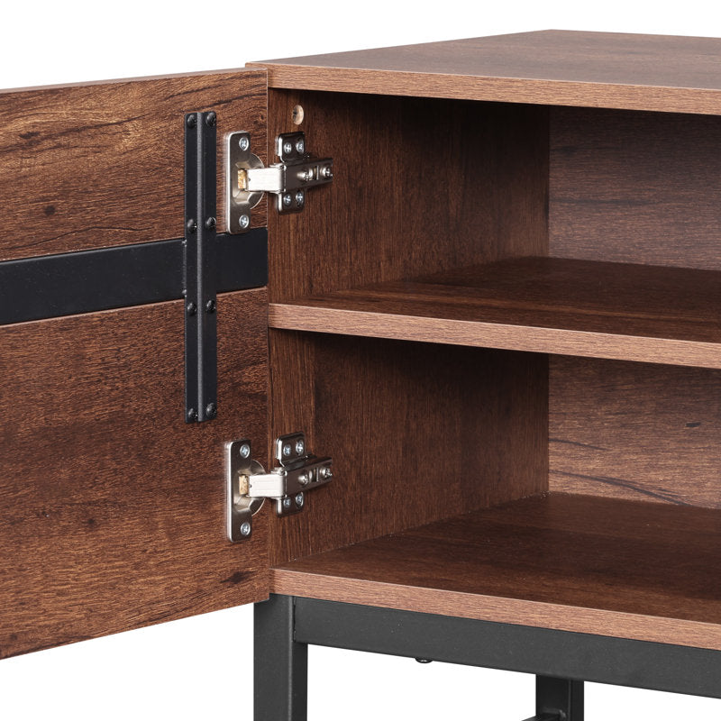 Aadam - Modern Wood TV Stand for TVs up to 110" Entertainment Center