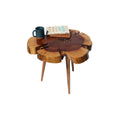 Andranik - Live Edge Solid Juniper Wood Coffee Table for Living Room