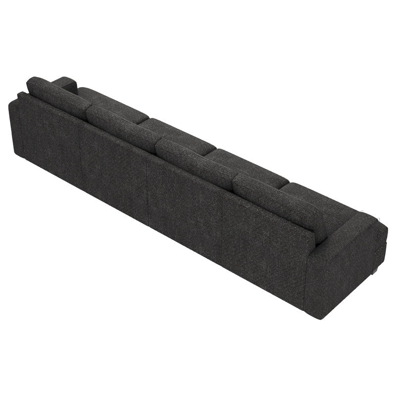 Anureet - 4-Person Modular Sectional Sofa with Nailhead Trim