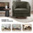 Applewold - Swivel Barrel Chair Tan Chenille Living Room