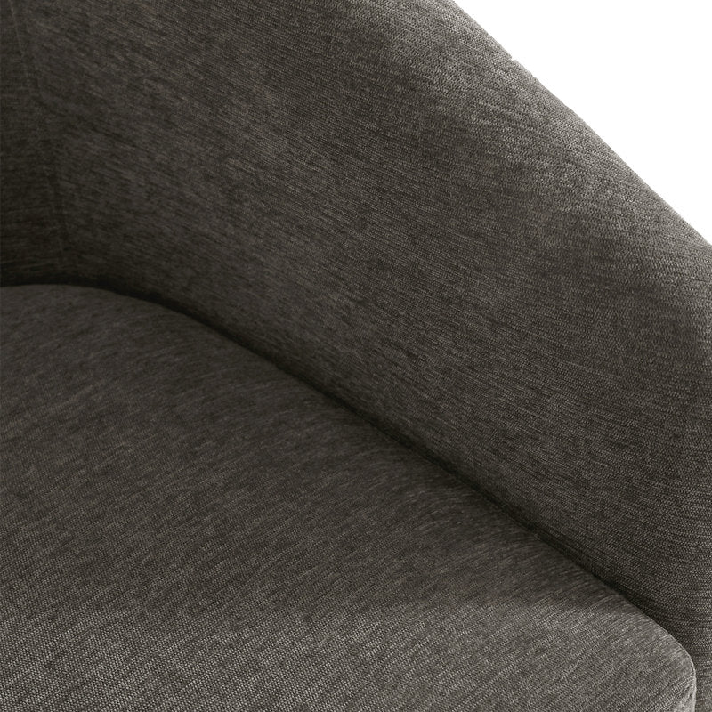 Applewold - Swivel Barrel Chair Tan Chenille Living Room