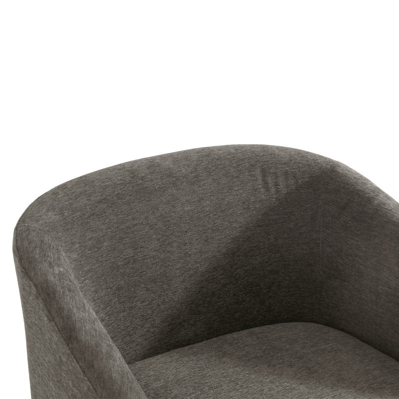 Applewold - Swivel Barrel Chair Tan Chenille Living Room