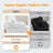 Cloud Velvet - Oversized Chaise Lounge Sleeper Sofa Bed