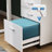 Braxx - 3-Drawer Mobile File Cabinet Wood Office Printer Stand