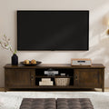 Burlington - 72" Solid Wood Transitional TV Stand for 80" TVs