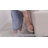 Carmencita - 65" Linen Loveseat Square Arm Sofa for Small Spaces