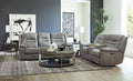 Clayton - Power Reclining Sofa Set Leather Look Modern Living Room