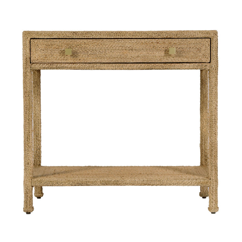 Como - Banana Leaf Console Table Coastal Entryway Furniture