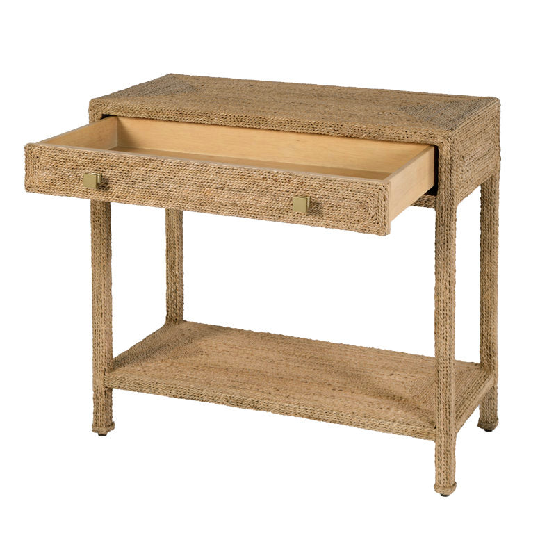 Como - Banana Leaf Console Table Coastal Entryway Furniture