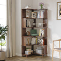 Cuadra - Solid Wood Corner Bookshelf for Home Office Storage