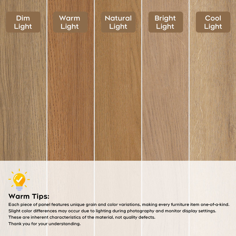 Elara Fluted Armoire - Modern Wood Wardrobe for Bedroom Storage