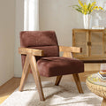 Donohoe - Mid-Century Modern Wood Accent Chair for Living Room