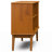 Draper - Solid Wood Low Bookshelf Mid-Century Modern Media Console