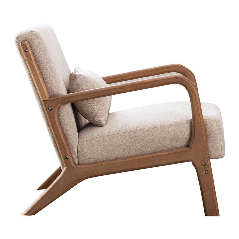 Hertford - Mid-Century Solid Wood Accent Chair for Living Room