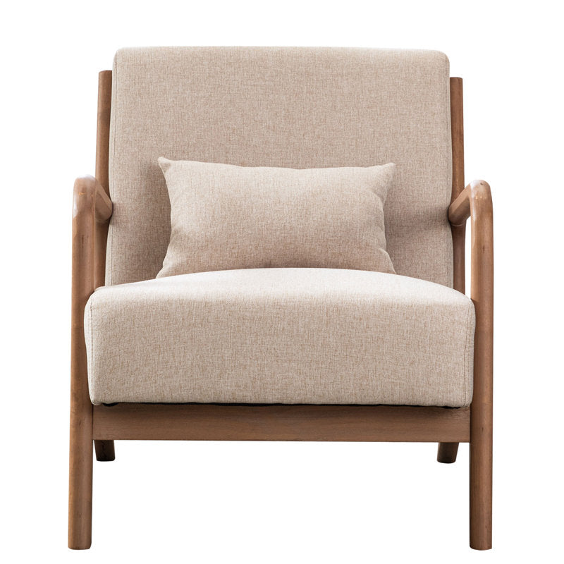 Hertford - Mid-Century Solid Wood Accent Chair for Living Room