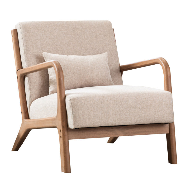 Hertford - Mid-Century Solid Wood Accent Chair for Living Room