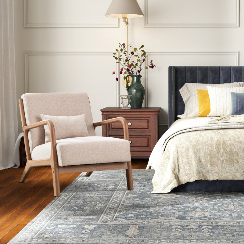 Hertford - Mid-Century Solid Wood Accent Chair for Living Room