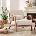 Hertford - Mid-Century Solid Wood Accent Chair for Living Room