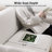 Kaya - 65" Modern Curved Boucle Loveseat Sofa for Living Room