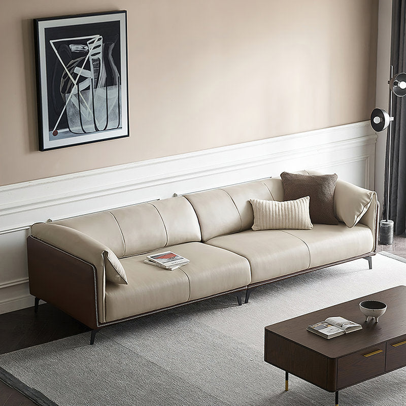 Kutchins - 3-Piece Modern Faux Leather Sofa Set for Living Room