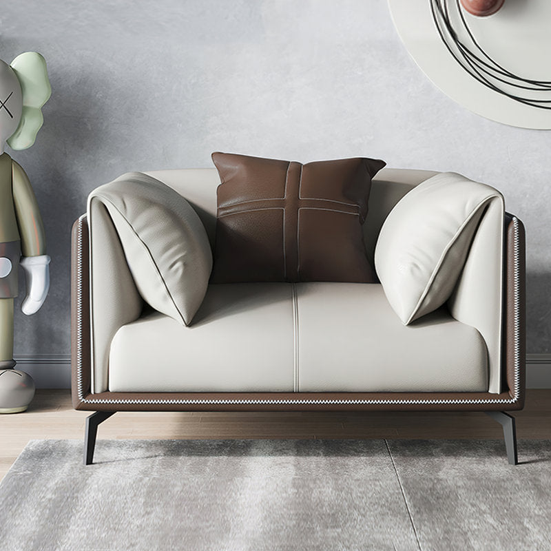 Kutchins - 3-Piece Modern Faux Leather Sofa Set for Living Room