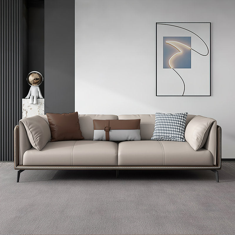 Kutchins - 3-Piece Modern Faux Leather Sofa Set for Living Room