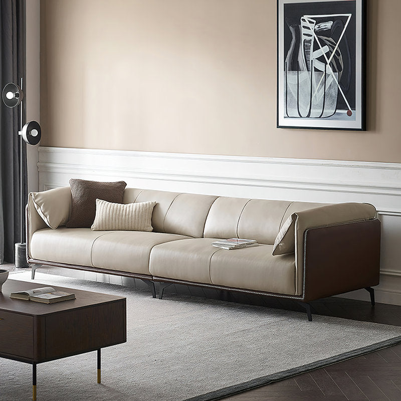 Kutchins - 3-Piece Modern Faux Leather Sofa Set for Living Room