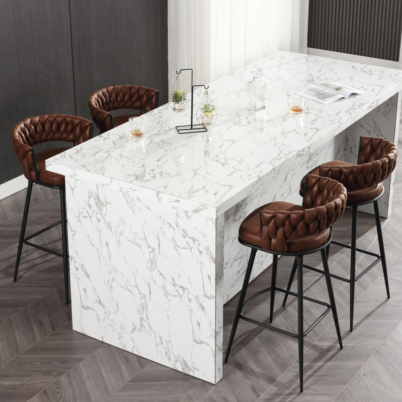 Kymberlynn - Upholstered Swivel Bar Stools Set of 2 Metal Frame