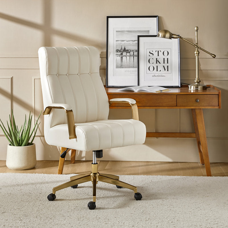 Leipzig - Tufted Faux Leather Executive Chair for Home Office