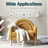 Arc-Luxe - Linen Upholstered Accent Chair for Living Room & Bedroom