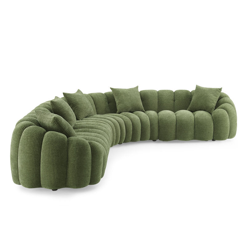Winnie - Modern Chenille L-Shape Sectional Sofa for Living Room
