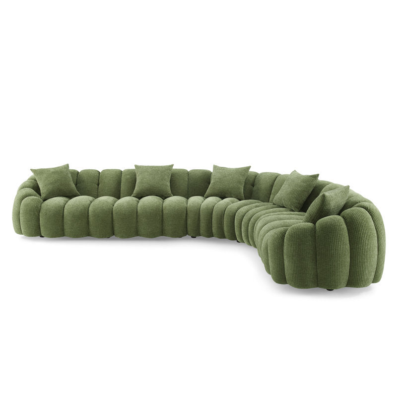 Winnie - Modern Chenille L-Shape Sectional Sofa for Living Room